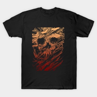 spine chilling skull T-Shirt